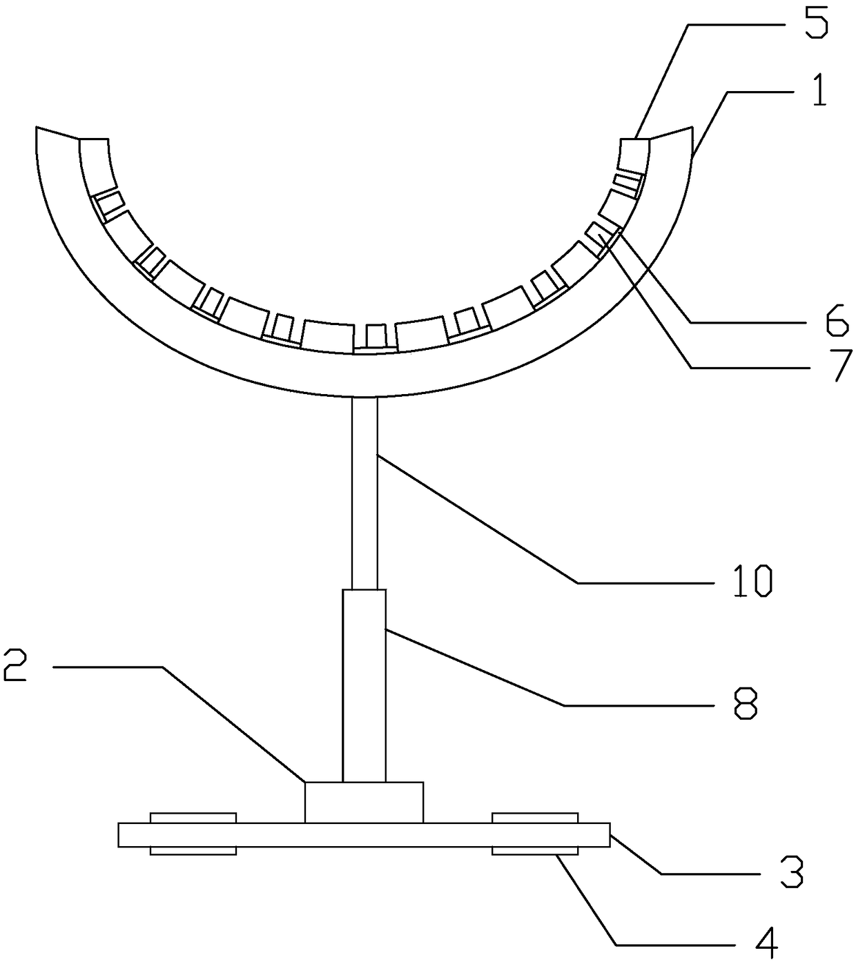 Cervical vertebra massage rehabilitation device