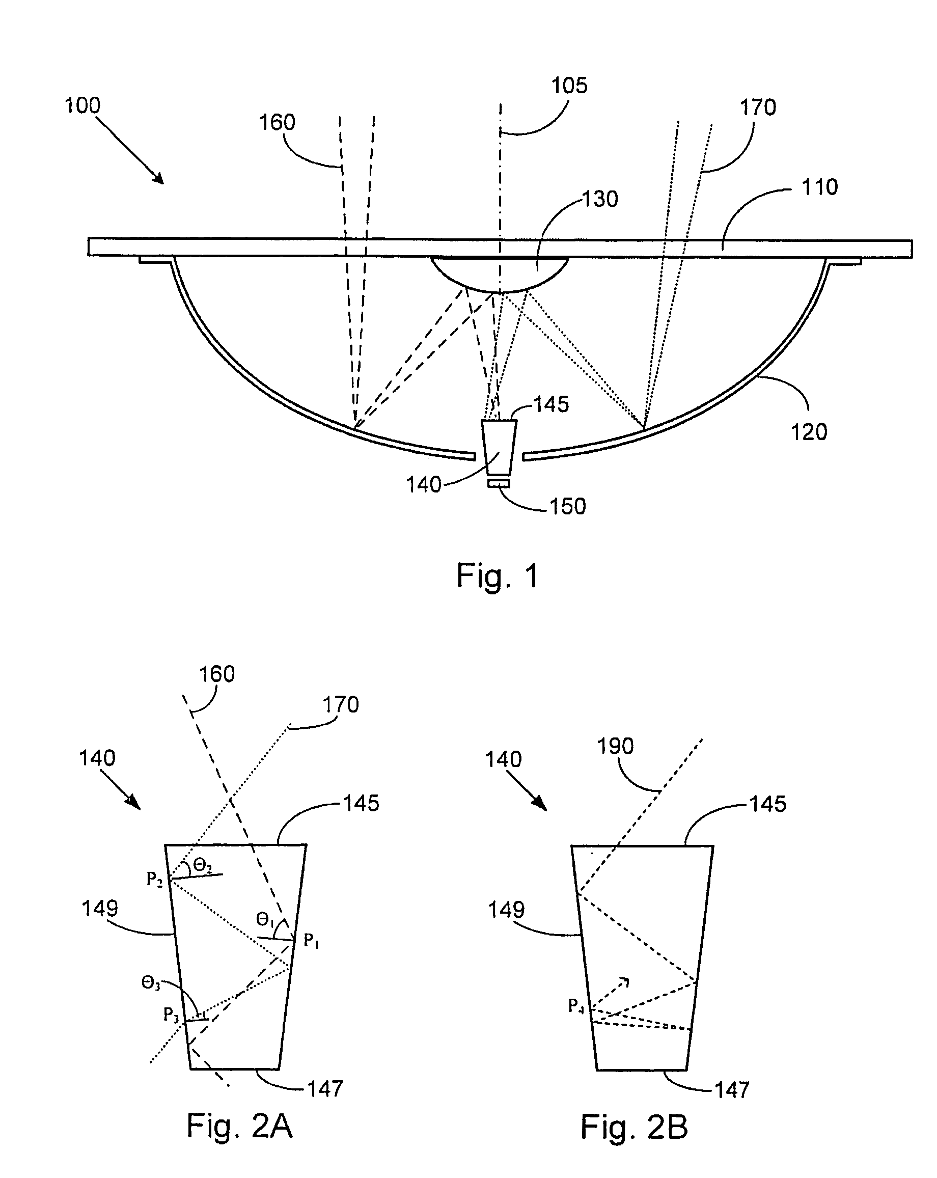 Combination non-imaging concentrator