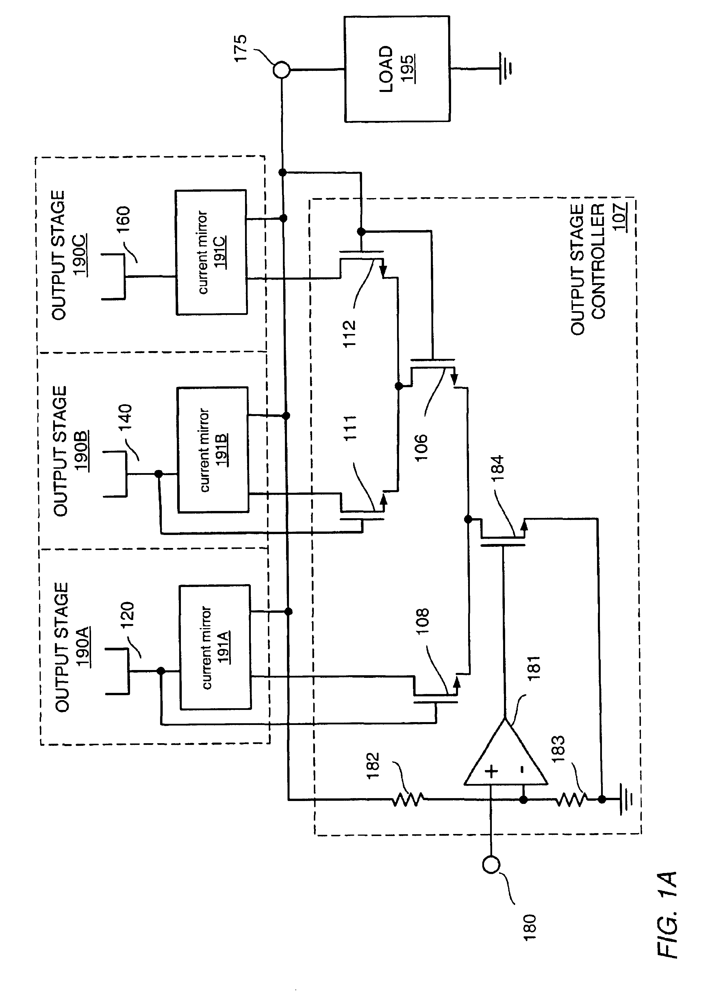 Efficient class-G amplifier with wide output voltage swing