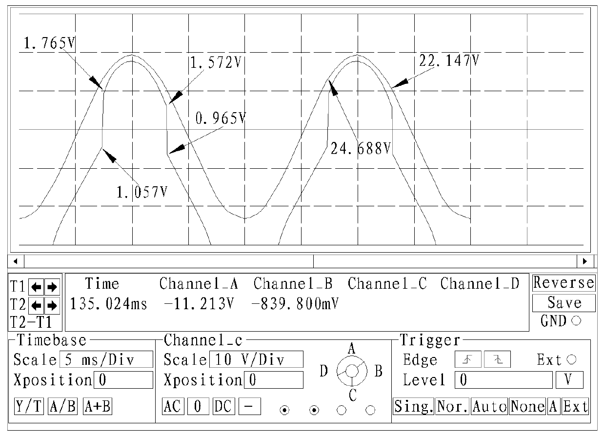 A device power supply hysteresis protection circuit