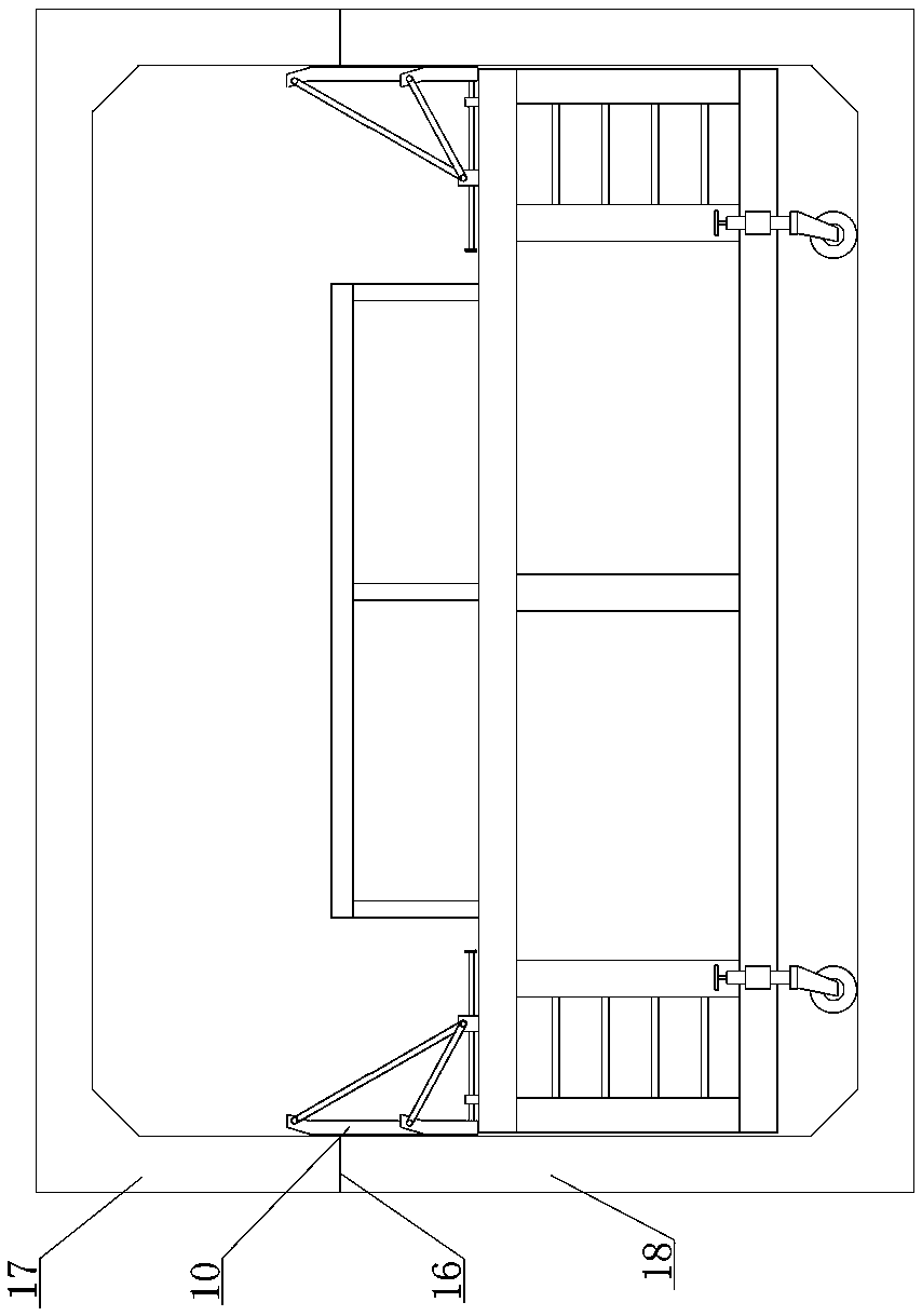 Installing device for assembly type street passage