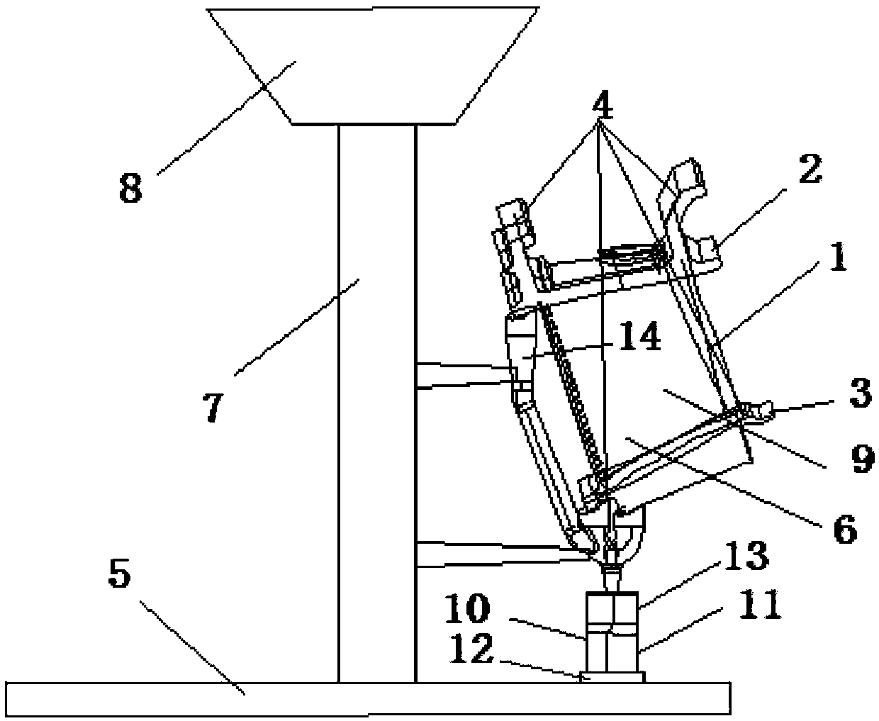 Precise casting module and casting method for preparing nickel base single crystal guide blade with precisely controllable crystal orientation by using precise casting module