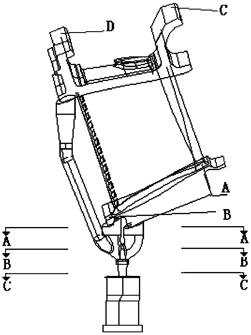 Precise casting module and casting method for preparing nickel base single crystal guide blade with precisely controllable crystal orientation by using precise casting module