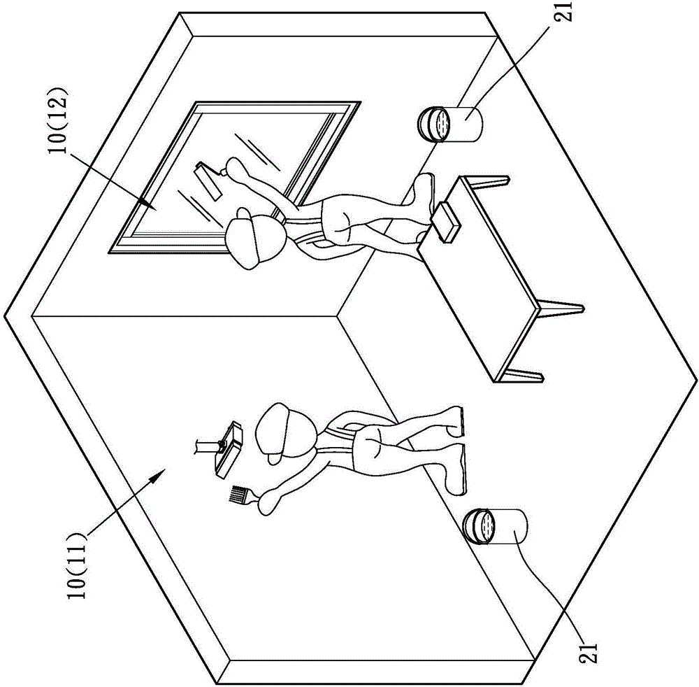Screen material, sprinkler device, projection screen device and use method thereof