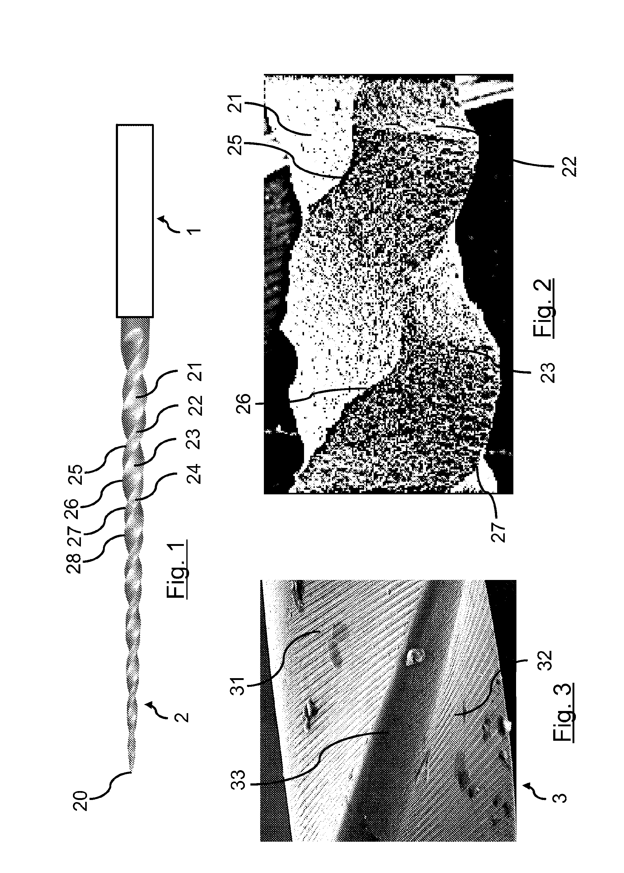 Endodontic instrument with rough surfaces and method for producing such an instrument