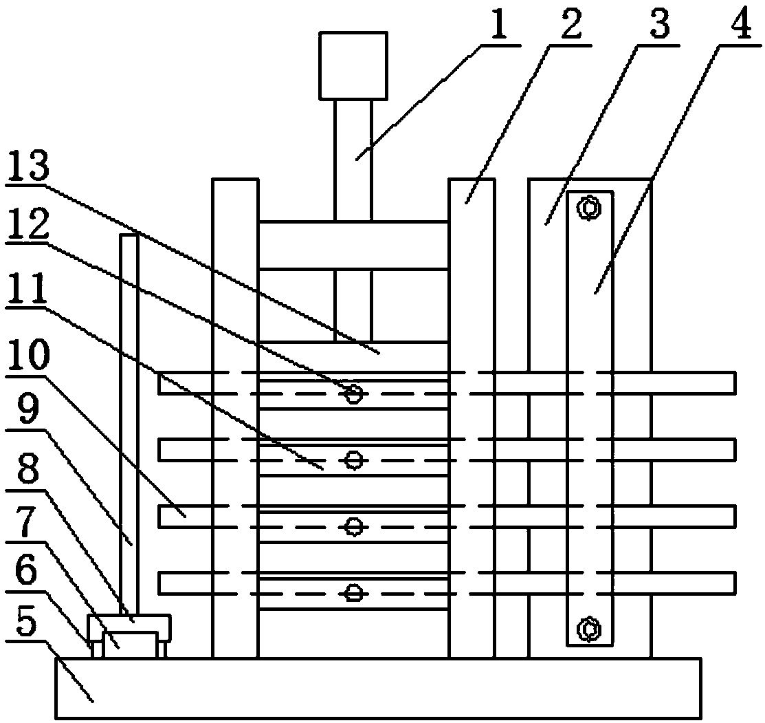 Special device for multi-group wire-electrode cutting