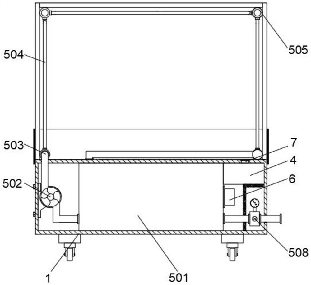 Cooling device for reducing lead refining in secondary lead smelting