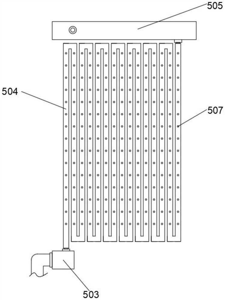 Cooling device for reducing lead refining in secondary lead smelting