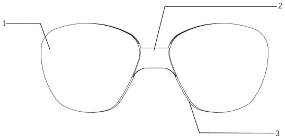 Bandage type sleep glasses, detection method, controller, computer equipment and medium