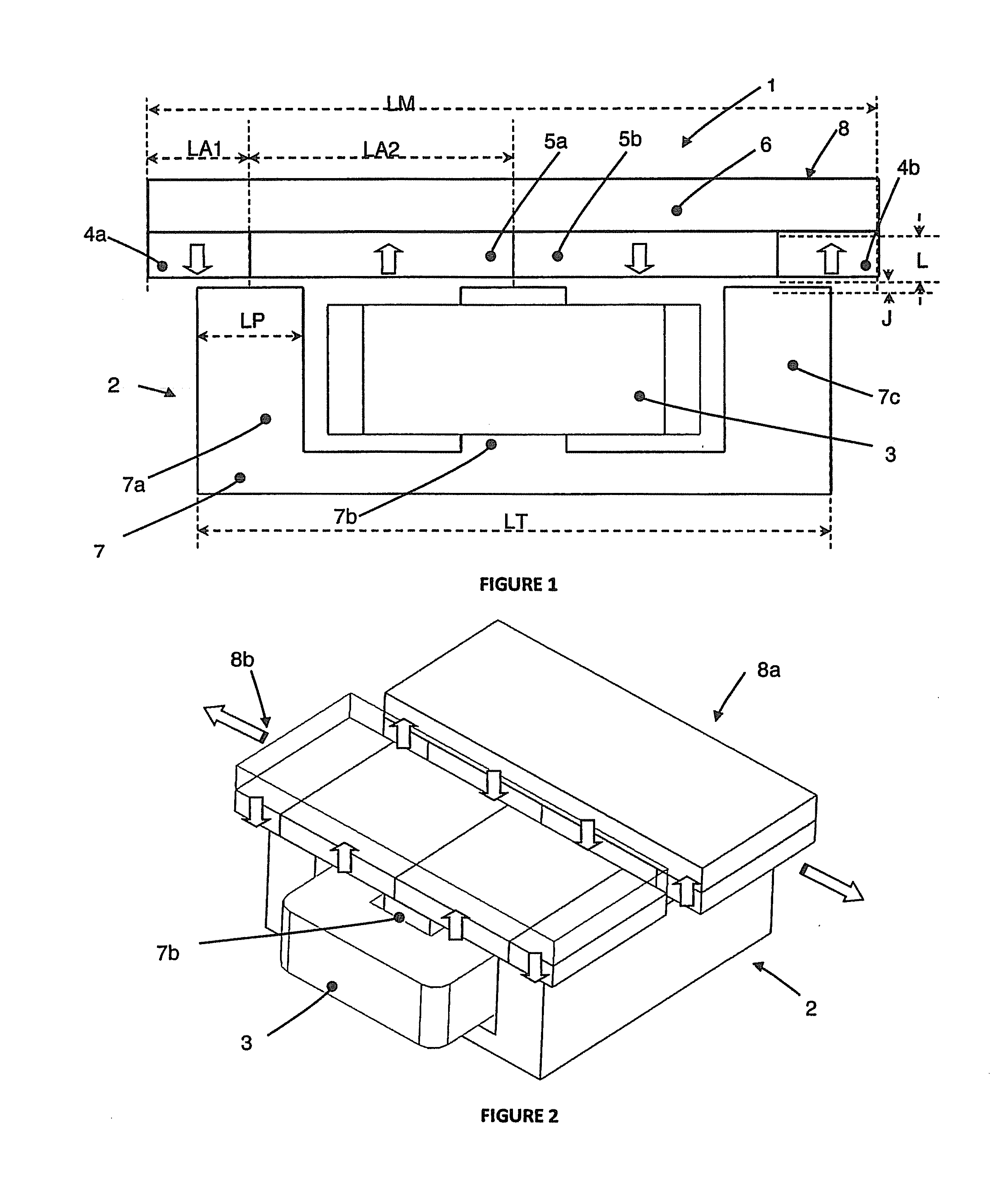 Electromagnetic actuator having improved force density and use therof for an electric razor