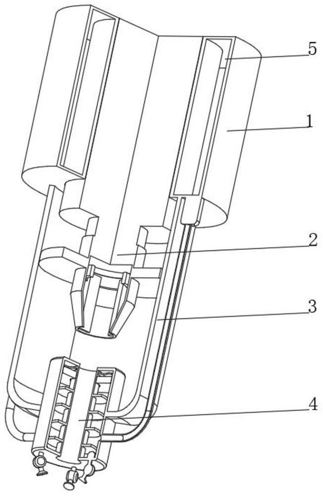 Heat-resistant material drilling device