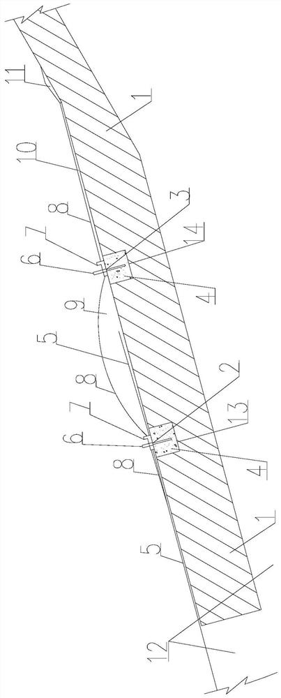 Asphalt concrete panel-geomembrane anti-seepage system and construction method thereof