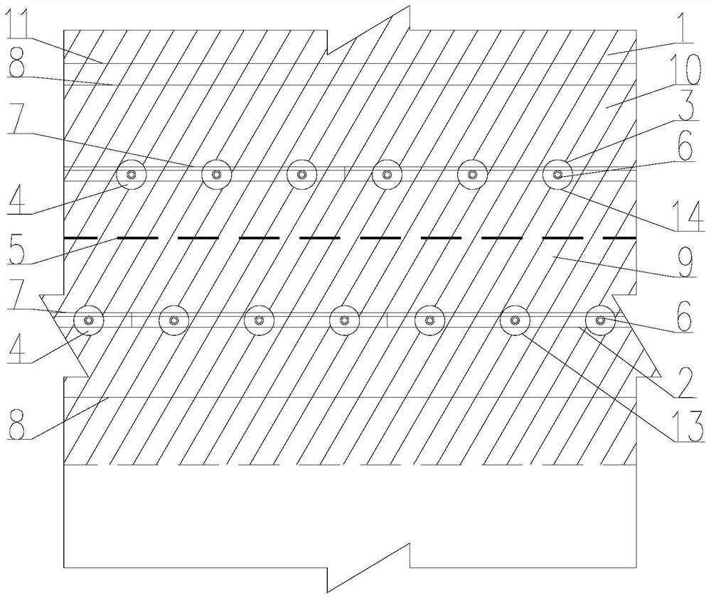 Asphalt concrete panel-geomembrane anti-seepage system and construction method thereof