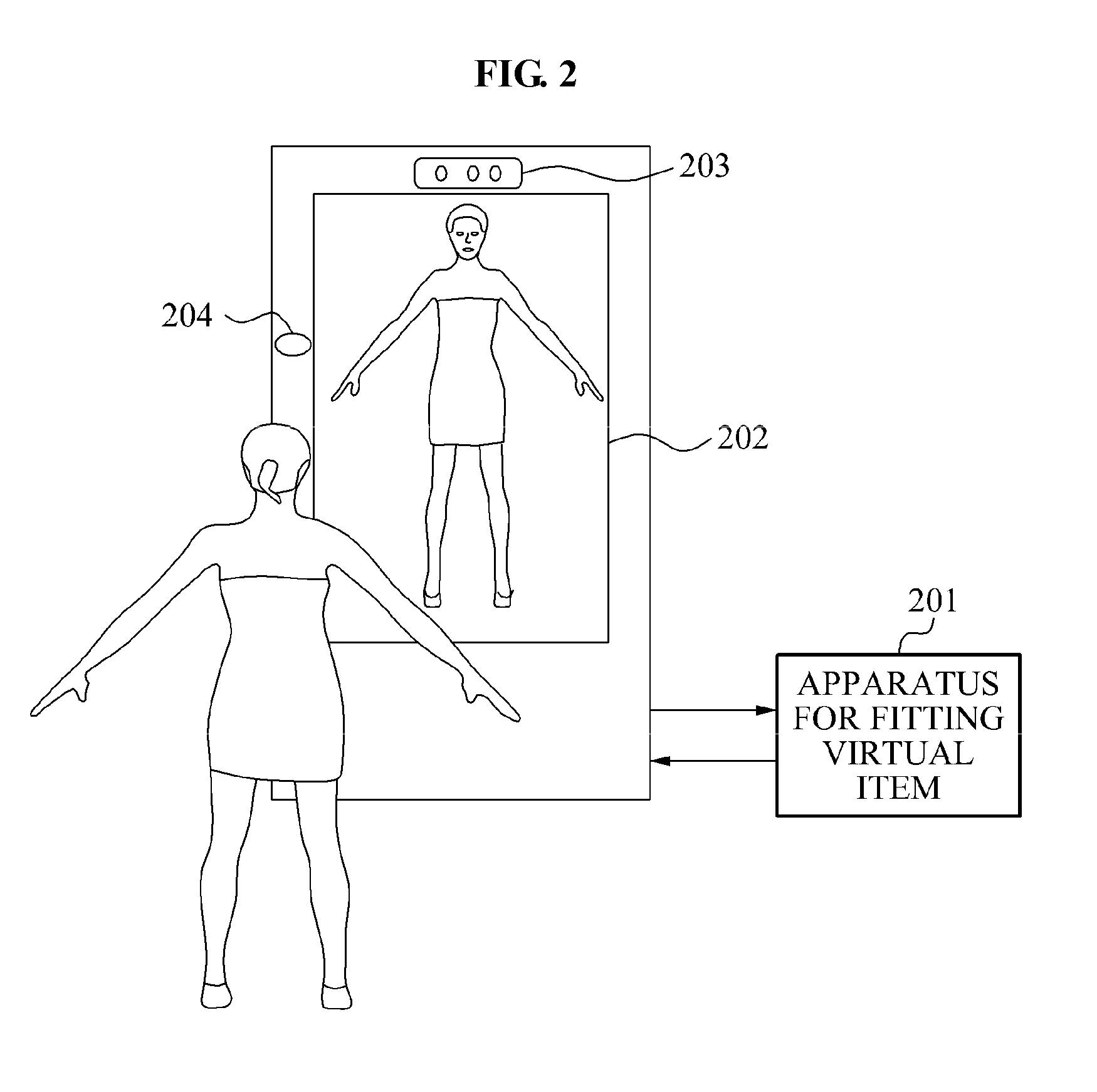 Method of fitting virtual item using human body model and system for providing fitting service of virtual item