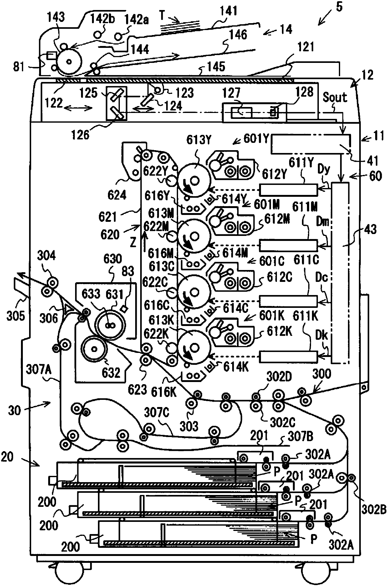 Image forming system, image reading apparatus, and image forming apparatus