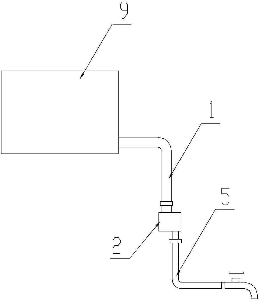 Super-high-rise building rainwater micro power generation system