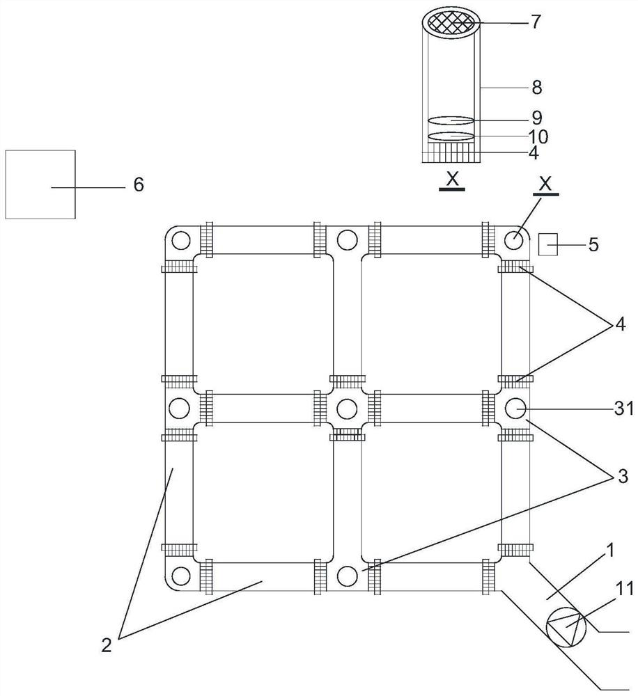 Construction site flying dust treatment method