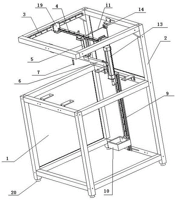 Device for automatically detecting double tracks of automobile pivoted window glass lifter