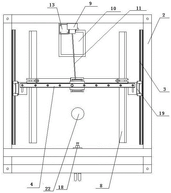 Device for automatically detecting double tracks of automobile pivoted window glass lifter