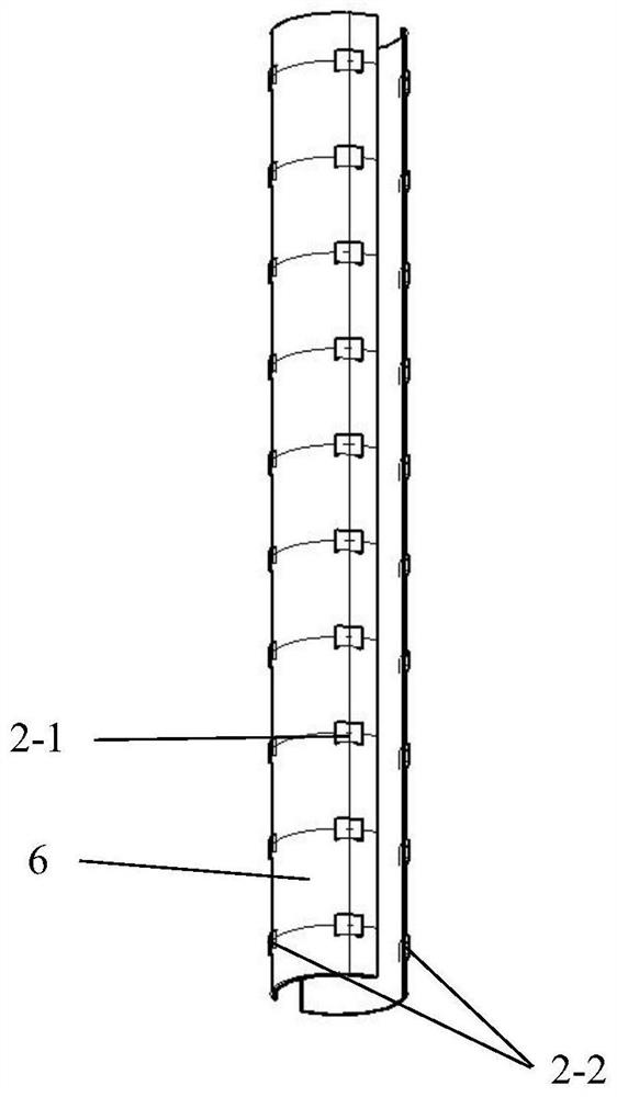 A gridded rock mass stress and vibration monitoring device, auxiliary installation device, and installation and use method based on pipe-slit bolts