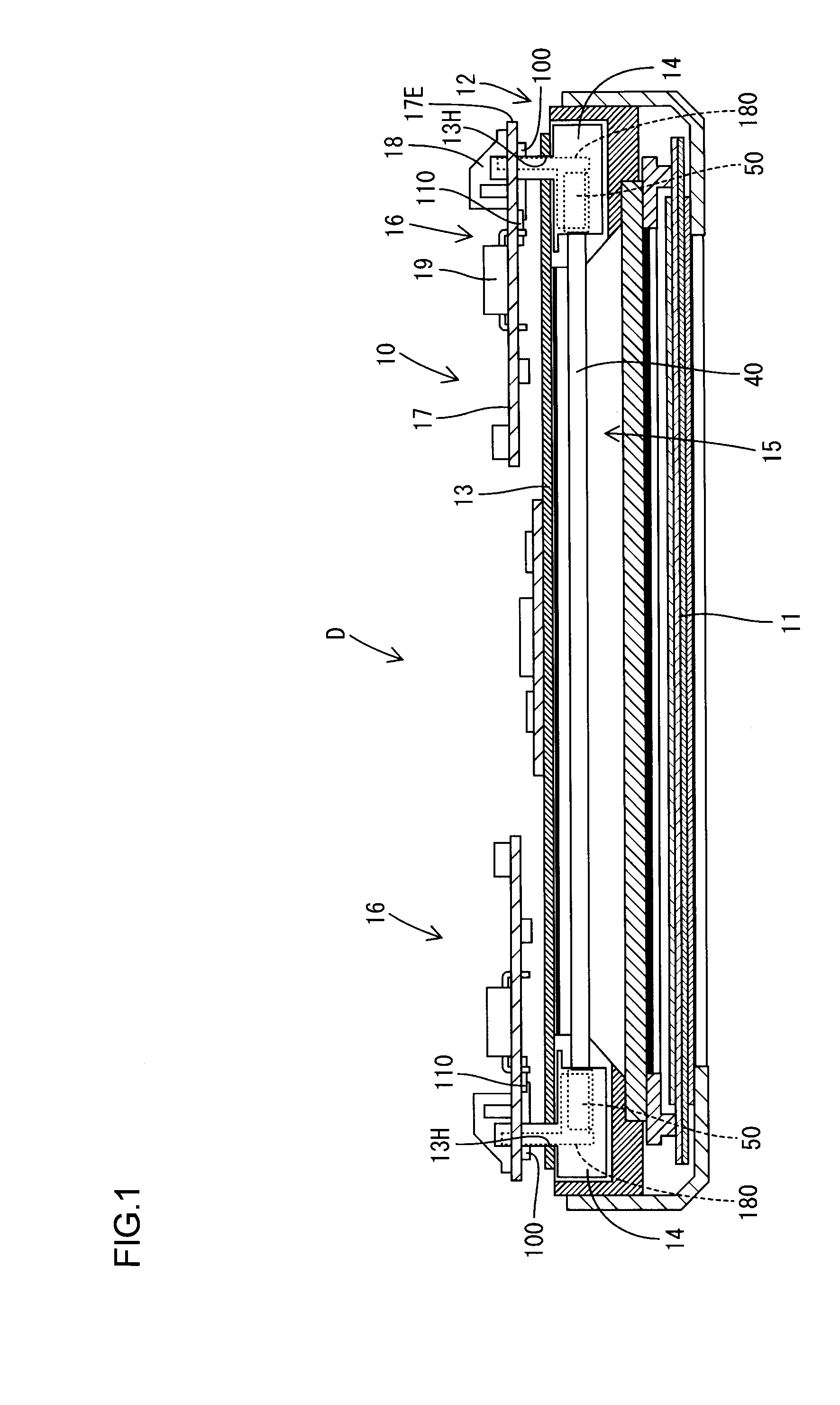 Lighting device for display device, display device and television receiver