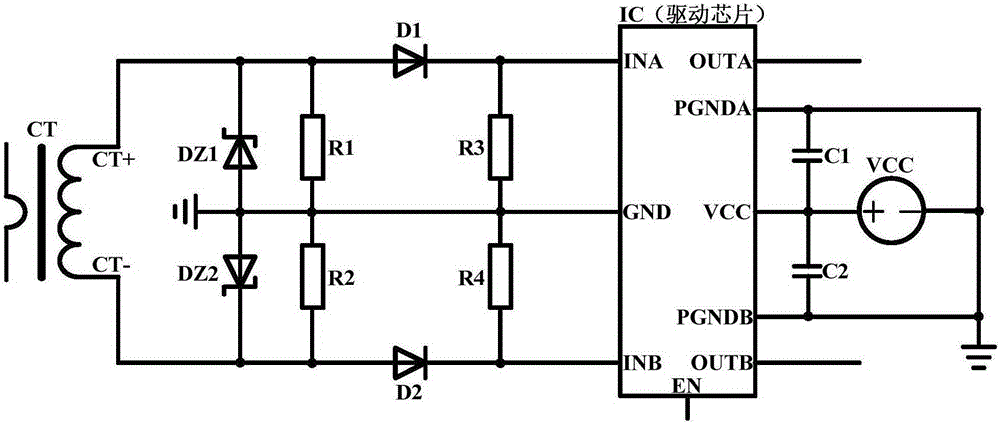 Synchronous rectification control circuit and method based on secondary-side current sampling