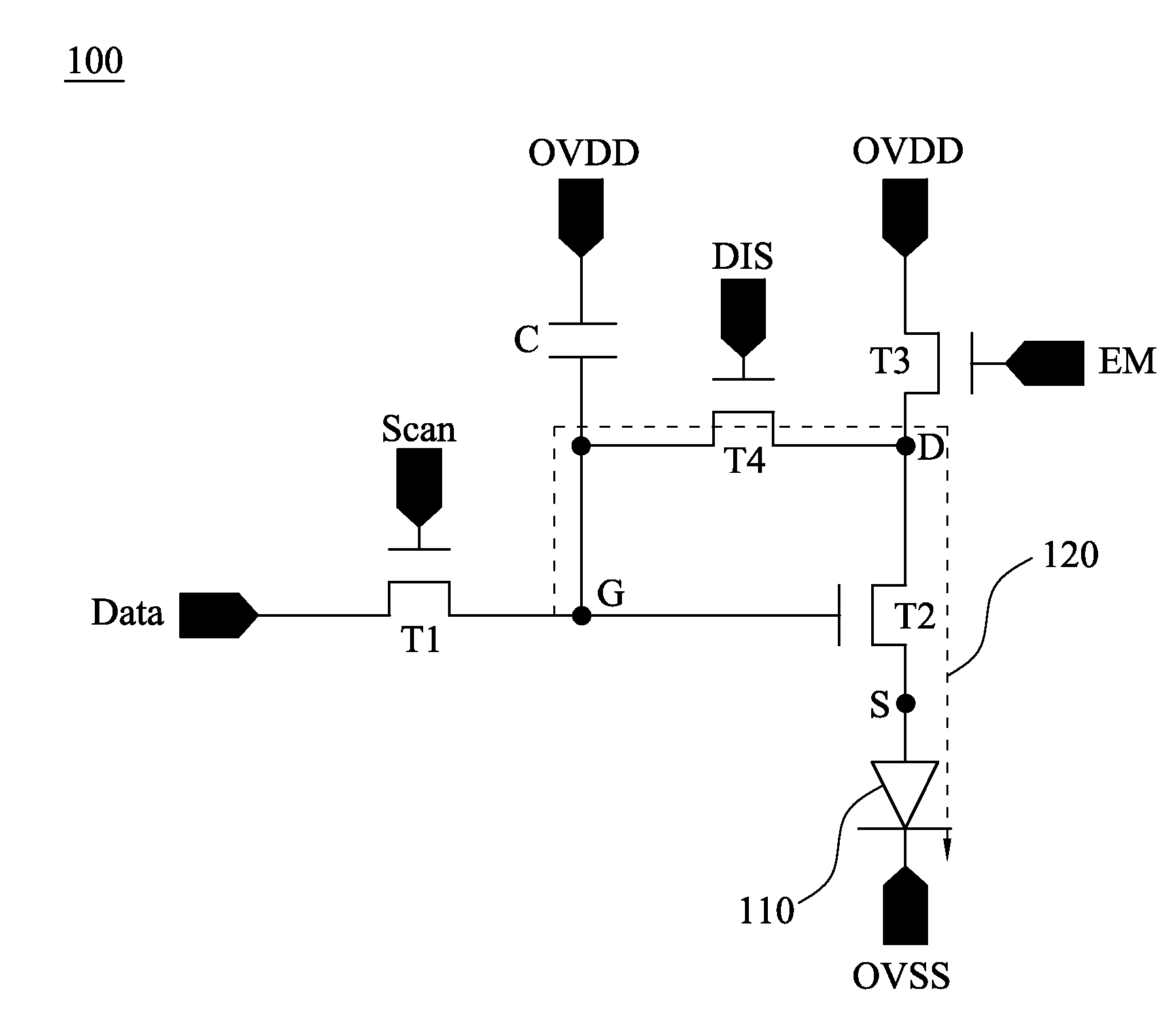 Pixel and pixel circuit thereof