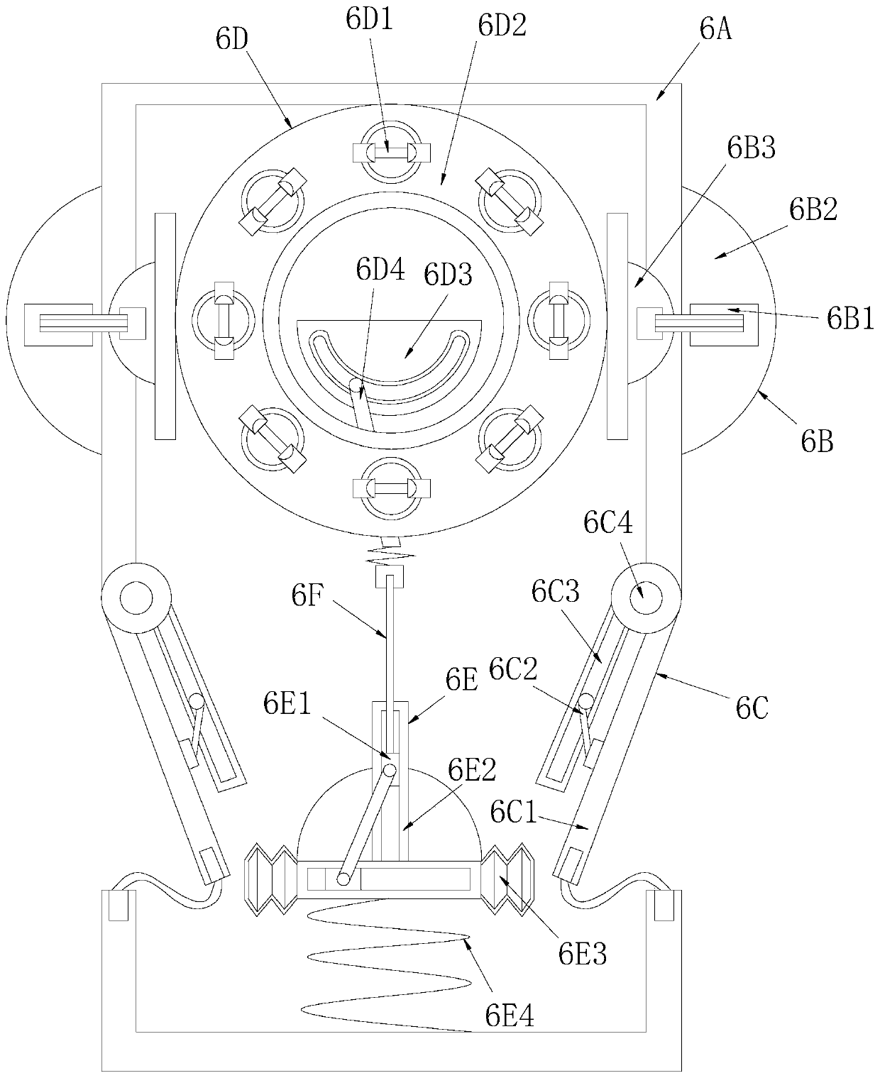 Taper guiding mechanism for injection mold