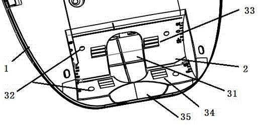 Connecting structure of lamp body and lamp pole