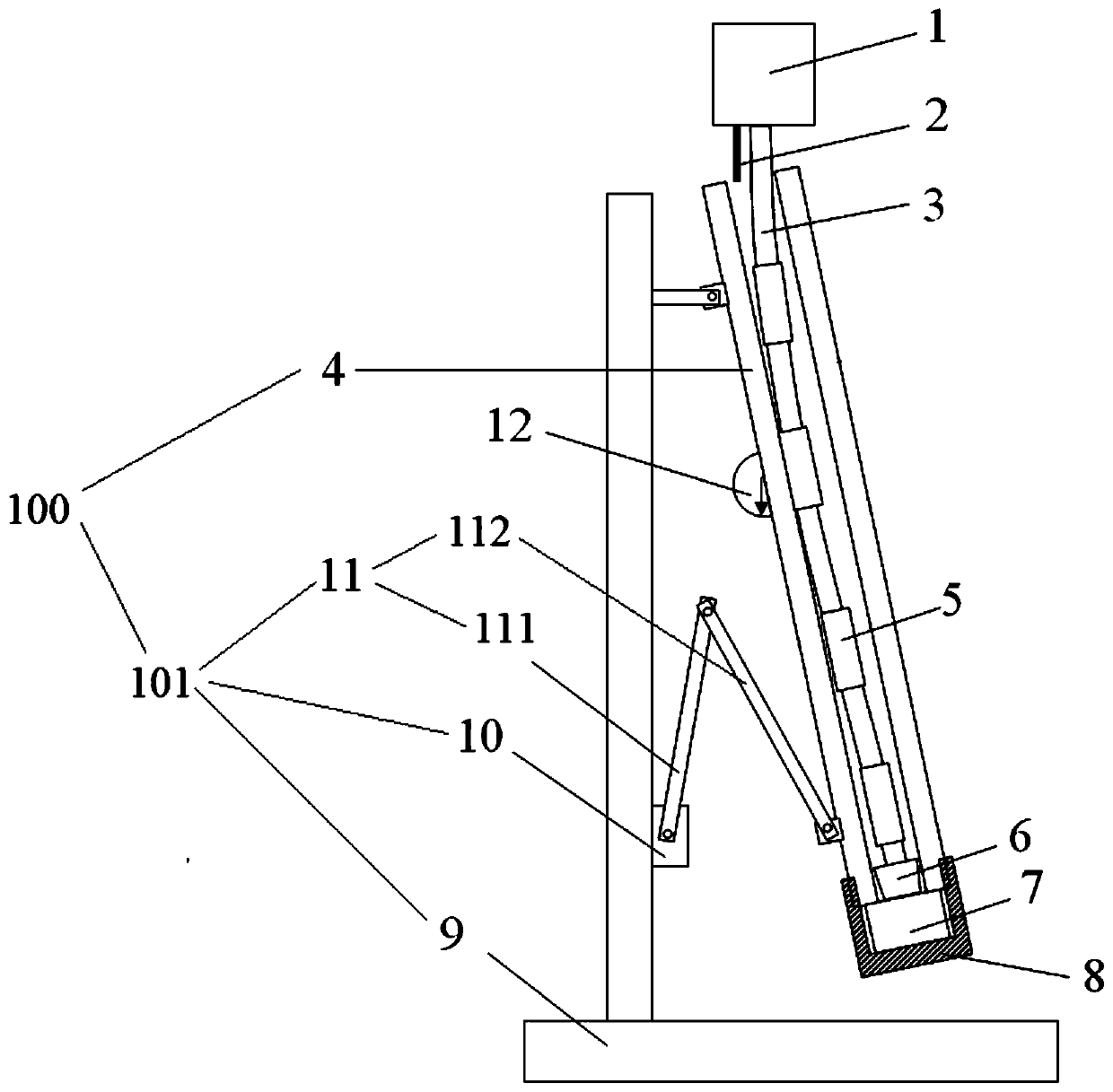 Casing buckling evaluation system in inclined shaft cementing process