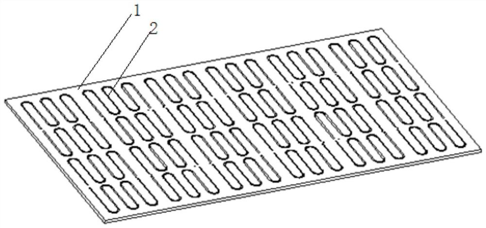 Arrangement structure of electric heating plate