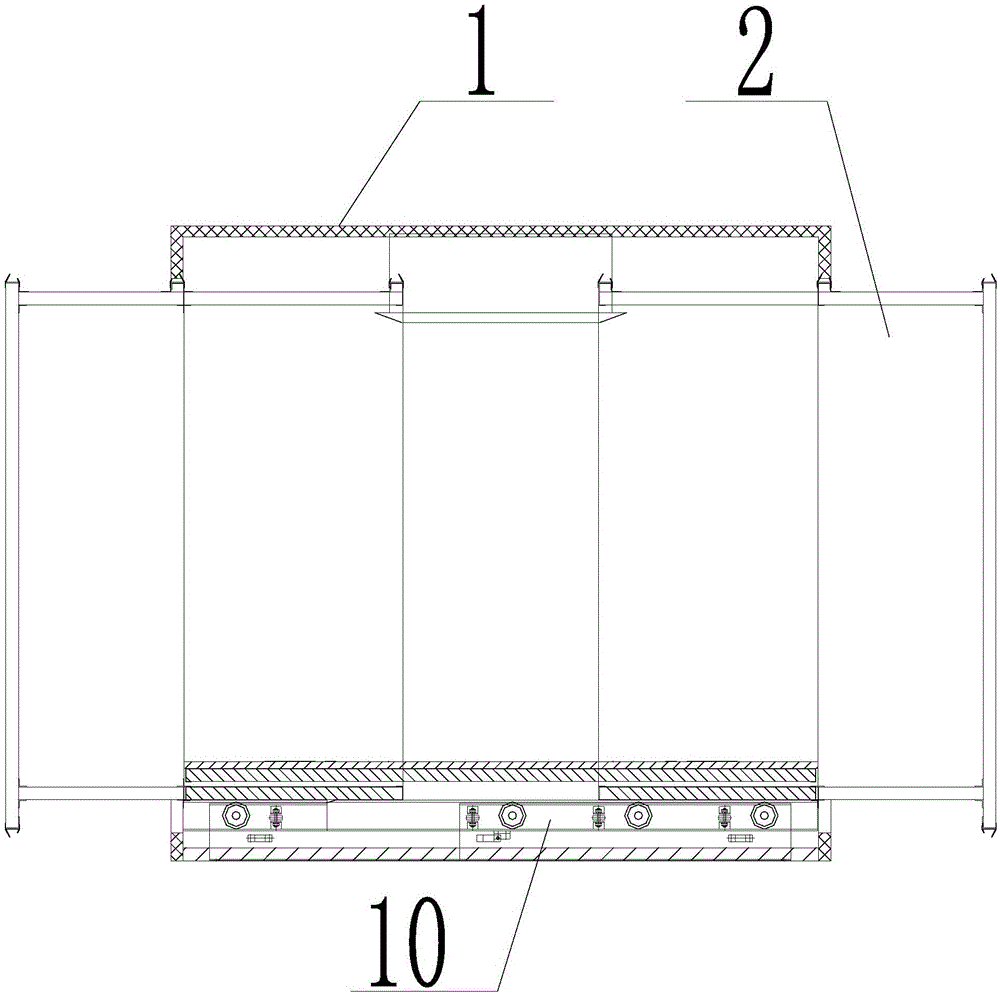Expansion mechanism for movable and extendable shelter