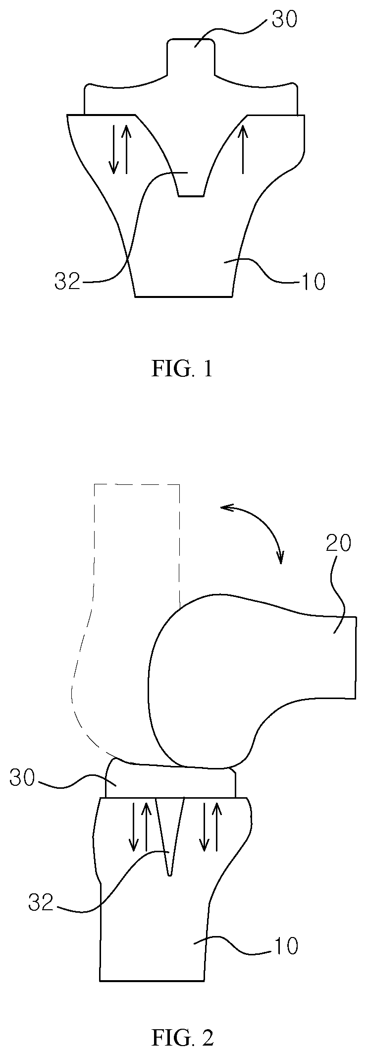 Resection guide, trial knee joint implant, and surgical instrument for knee arthroplasty