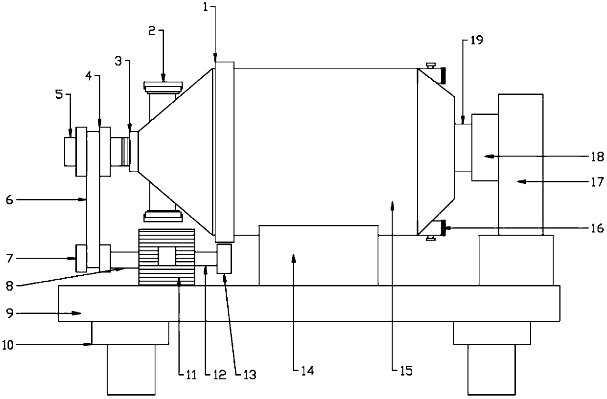 Stirring and mixing device for oil production
