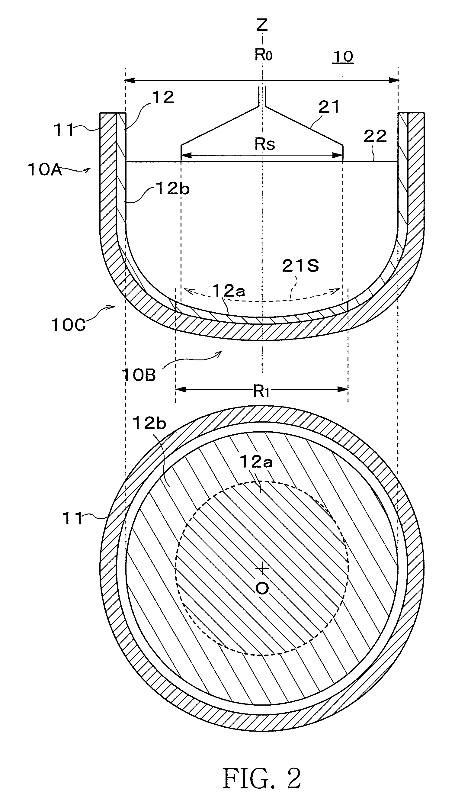 Silica glass crucible for pulling up silicon single crystal and method for manufacturing thereof