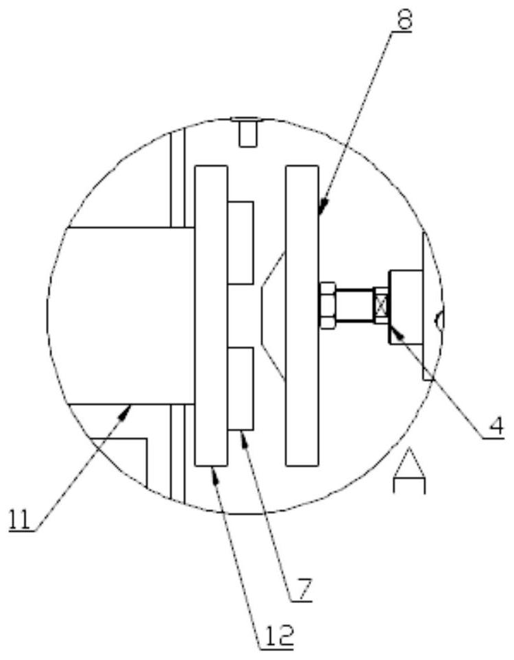 Automatic flanging mechanism for steel lining teflon straight pipes