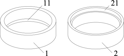 A sample preparation device and sample preparation method for bidirectional layered compaction of remolded soil