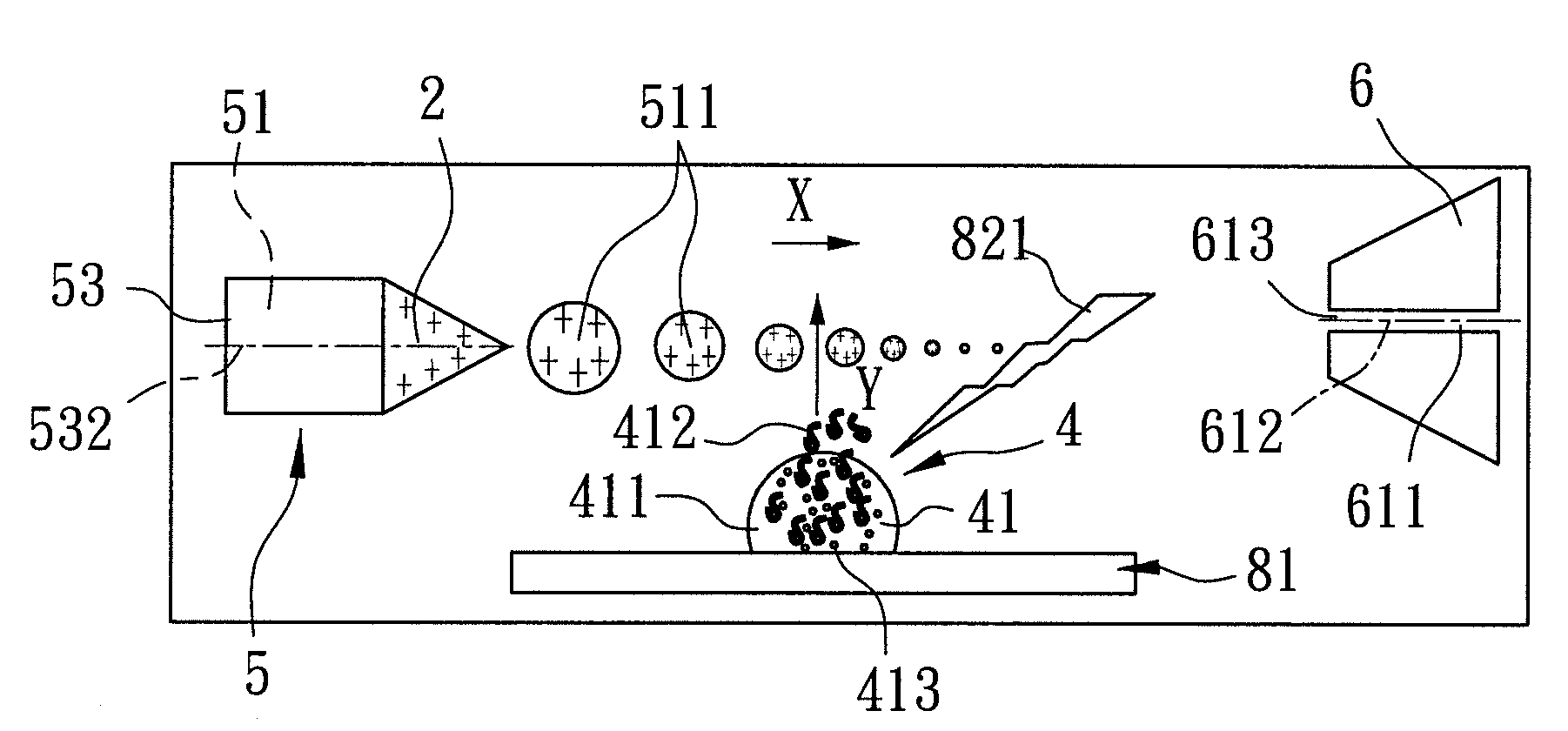 Laser desorption device, mass spectrometer assembly, and method for ambient liquid mass spectrometry