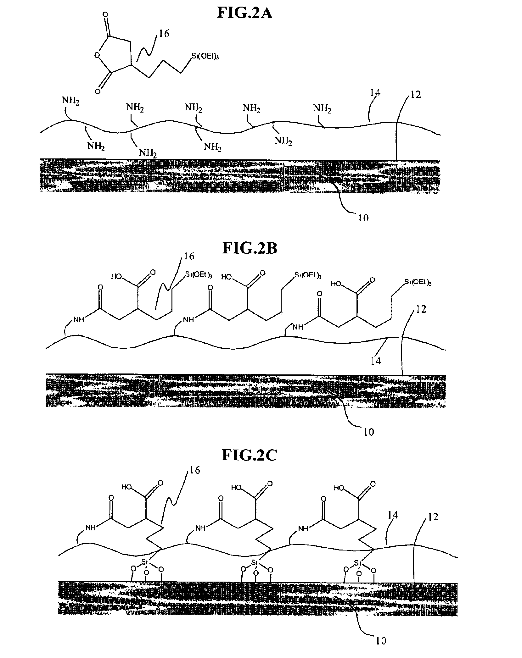 Methods of making microarrays with substrate surfaces having covalently bound polyelectrolyte films