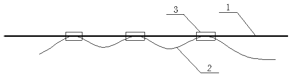 Method for preventing damping wire of ground wire of transmission line from breaking