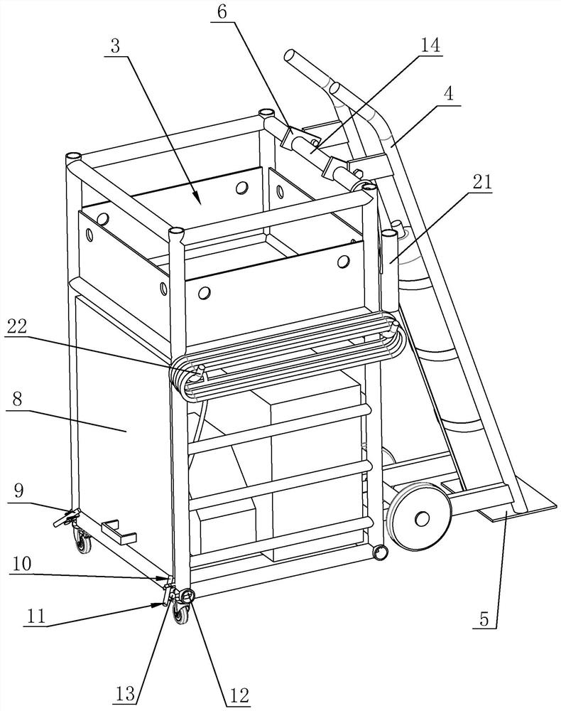 A trolley for gas shielded welding