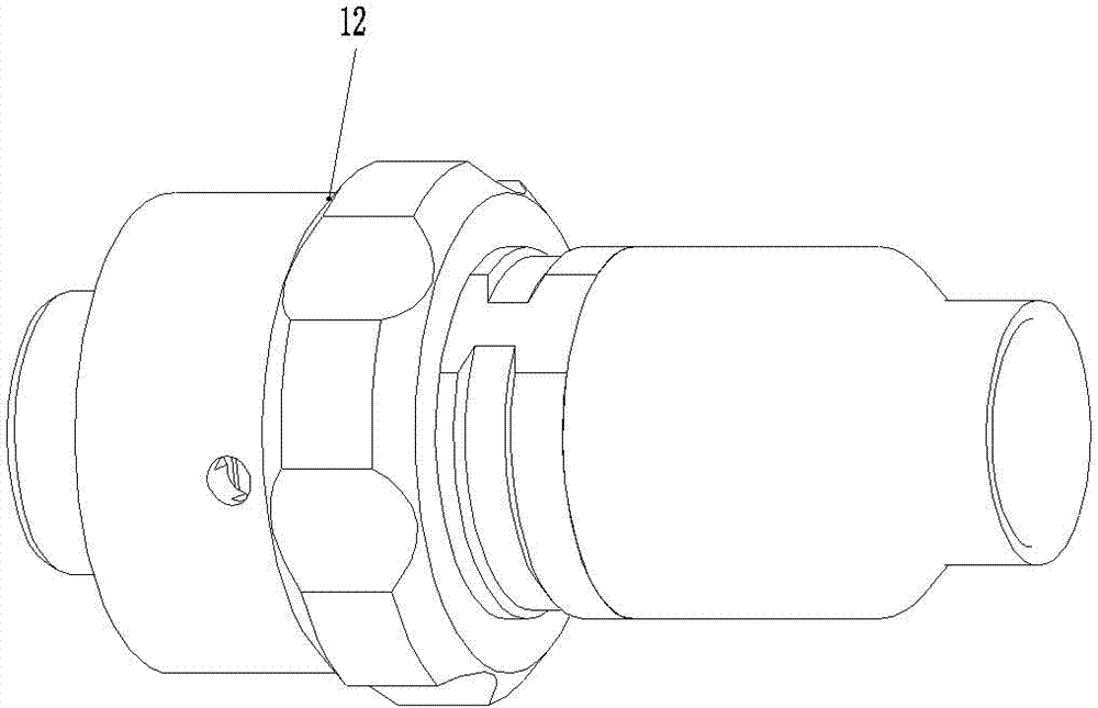 An anti-loosening threaded connector and its components