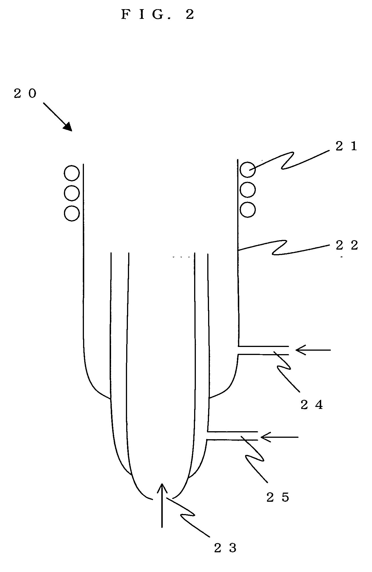 Vessel for pretreatment of elementary analysis, method for analyzing elements, inductively coupled plasma torch and apparatus for elementary analysis