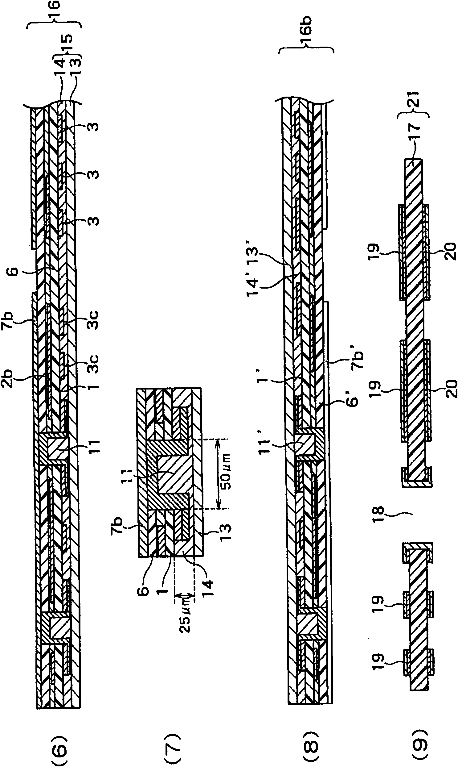 Multi-layer flexible printed circuit board and method of manufacturing the same