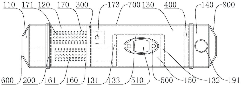 Silencing device for unmanned aerial vehicle power generation system