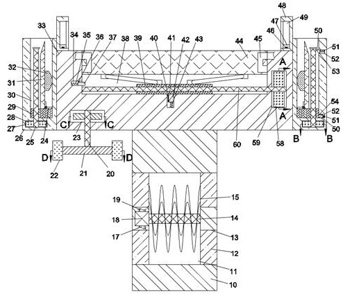 Self-drainage bridge capable of blocking crosswind