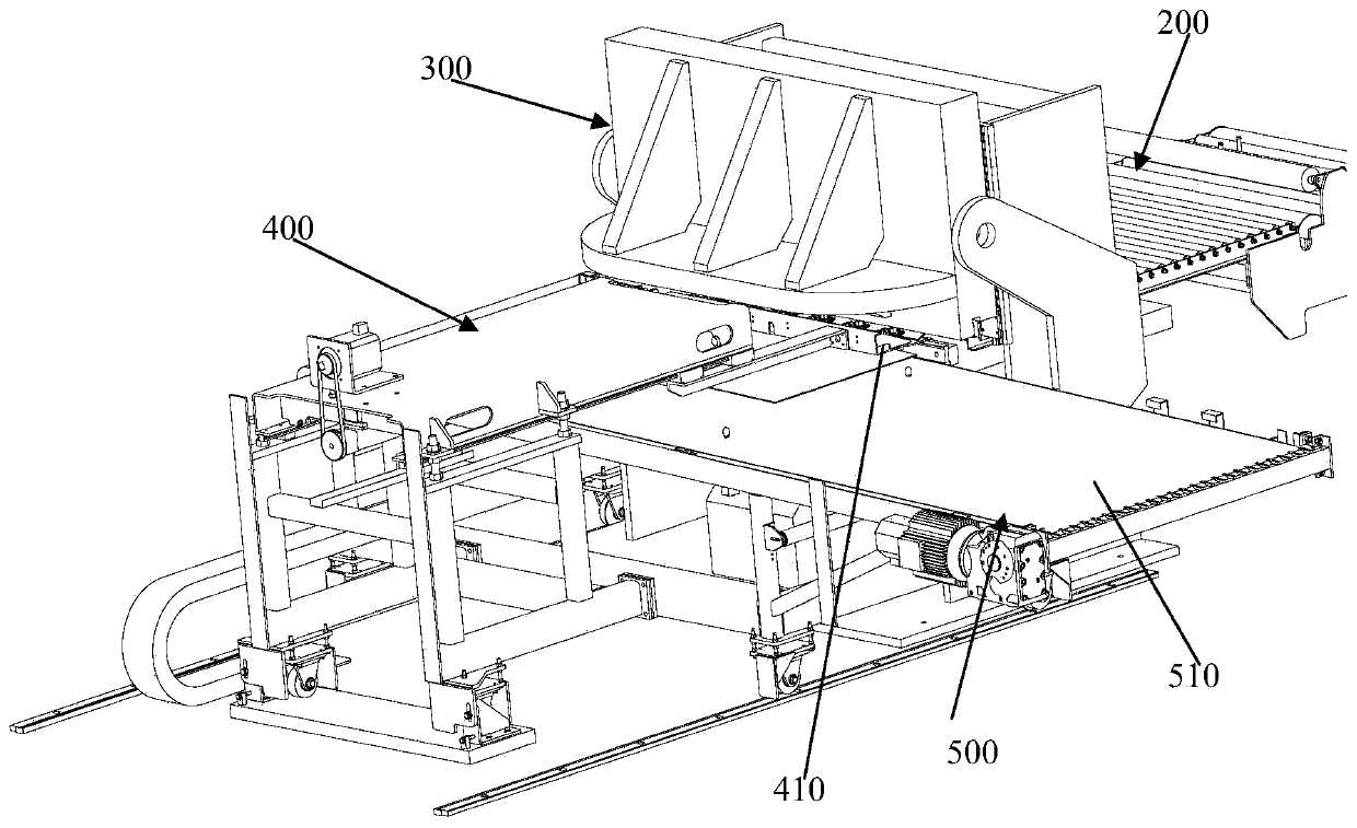 Collecting type 90-degree steel wire cord fabric cutting machine and control method thereof
