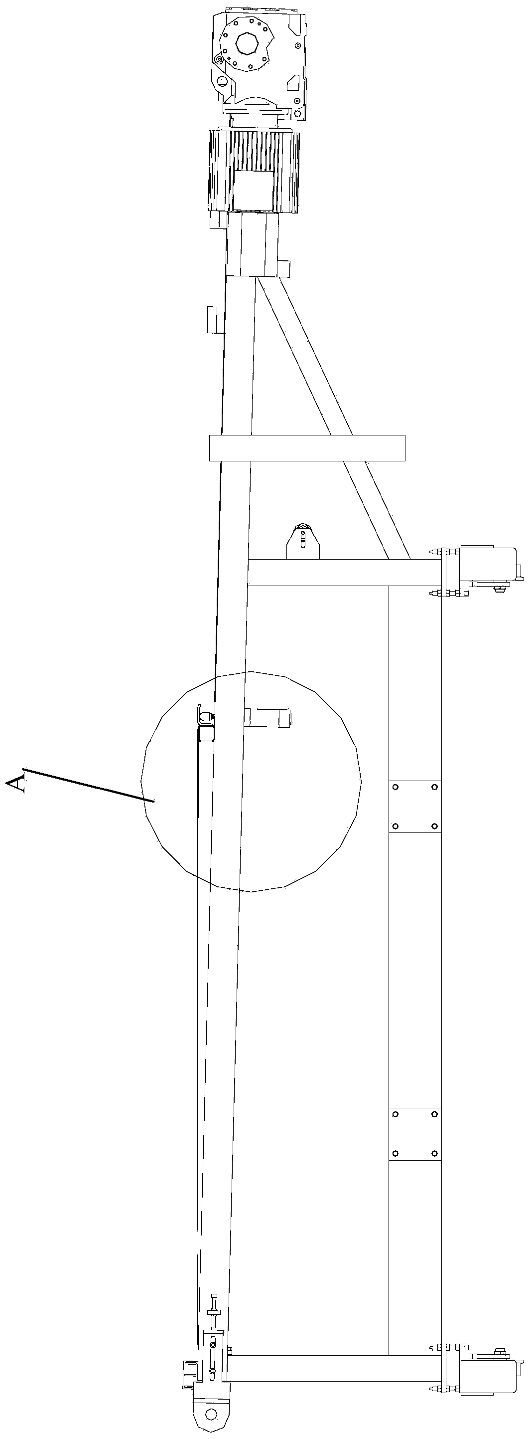 Collecting type 90-degree steel wire cord fabric cutting machine and control method thereof