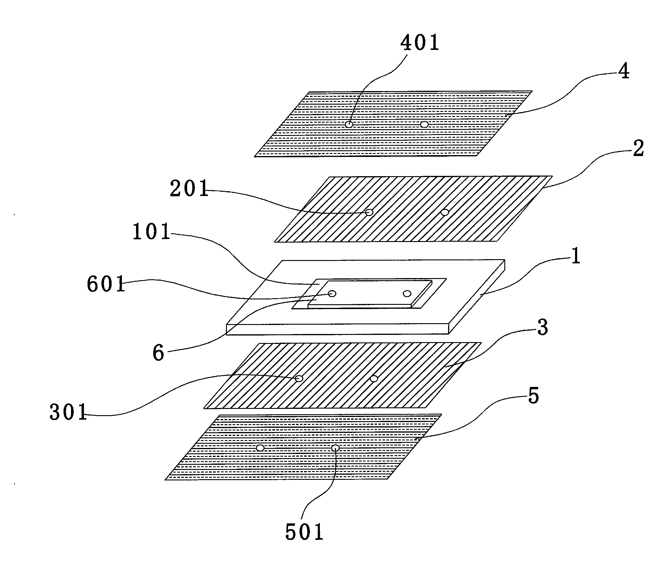 Embedded strong-current high-power PCB (Printed Circuit Board) and manufacturing method thereof