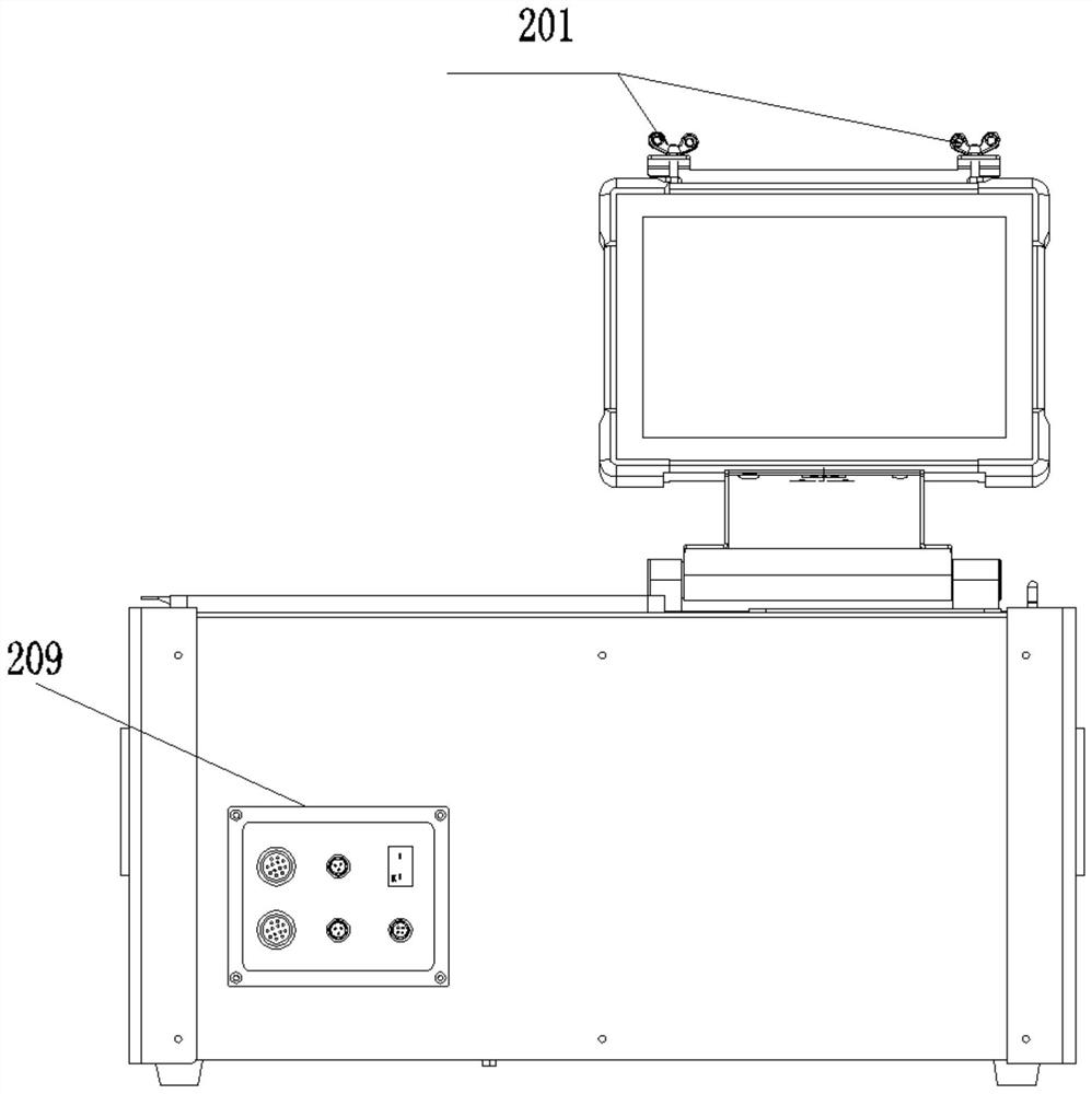 Portable temperature controller calibration system based on oil tank